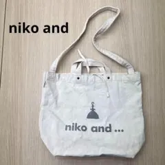 niko and ニコアンド キャンバス ショルダー バッグ