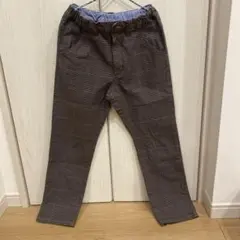 familiar チェックロングパンツ140