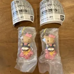 新品未開封　サンリオキャラクターズ平成ギャルチャーム　日焼けキティ2点セット
