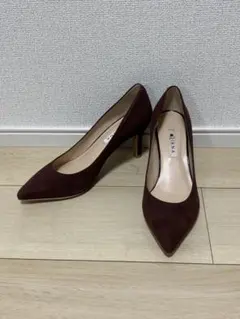 試着のみ DIANA ダイアナ パンプス 24.5 ヒール ブラウンのサムネイル