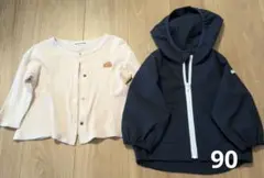 ベビーカーディガン&サマーパーカーセット 90サイズ♥