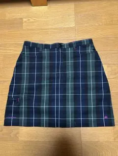 PEARLY GATES チェック柄プリーツスカート サイズ1 - メルカリ