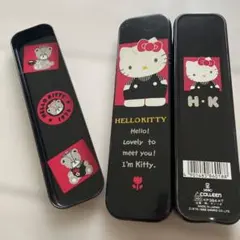 ハローキティ 筆箱 ２段カンペンケース 昭和レトロ1988年当時物