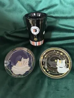 夏目友人帳 ニャンコ先生 小皿&コップセット