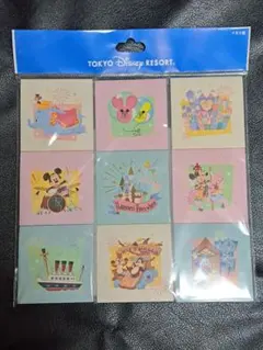 ディズニーリゾート限定☆ ミニメモ帳９種セット