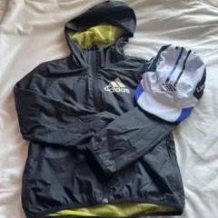 adidas ウィンドブレーカー & umbro キャップ セット