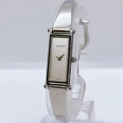 稼働品』グッチ☆1500L☆シルバー文字盤☆レディース☆腕時計☆管理