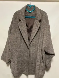 ELENCARE DUE ヘリンボーン柄 Fサイズ チェスターコート