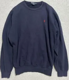90s Polo by Ralph Lauren スウェット ナス紺　サイズM