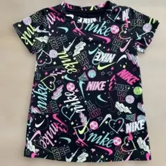 Nike DRYFIT 速乾　グラフィックプリント ワンピース 2T ブラック