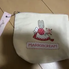 マロンクリームポーチ　新品未使用　値引き不可！