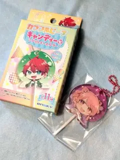 カラフルピーチ/からぴち/キャンディ型アクリルキーホルダー/のあ/新品のサムネイル