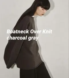 TODAYFUL｜ Boatneck Over Knit／ダークグレー - メルカリ