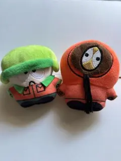 SOUTH PARKサウスパーク カイル ケニー 2体ぬいぐるみ キーホルダー