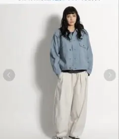 ニコアンド ワイドパンツ