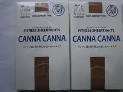 CANNON フィットネスシアータイツ M-L キャメル　10足 Canna Canna フィットネスシアータイツ M~L キャメル 2足 - メルカリ