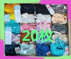 20枚　サテン・レースショーツセット　 M/Lサイズ　アンダーウェア　パンツ　か