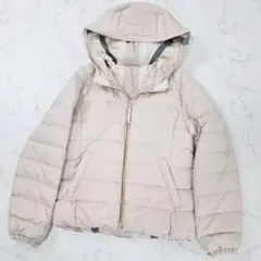 極美品★ブルーレーベルクレストブリッジ リバーシブル ダウンジャケット チェック