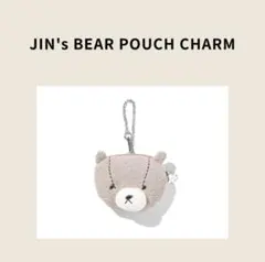 BTS ジン　ジェラートピケ　ポーチ　タグ付き　新品