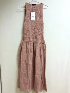 ZARA ワンピース　ギンガムチェック