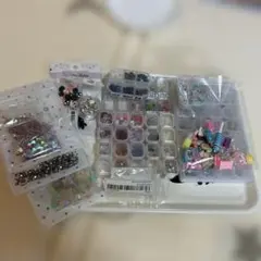 ネイルパーツ、デコパーツ、ビーズ　詰め合わせ