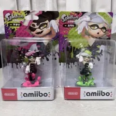 箱付き スプラトゥーン amiibo アオリ ホタル セット
