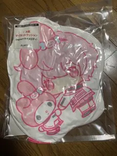 エニマイくじ ローソン大妖怪コラボ nqrse×マイメロ ダイカットクッション