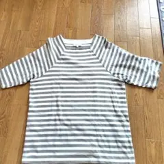 agnès b. ストライプ 半袖Tシャツ サイズ2