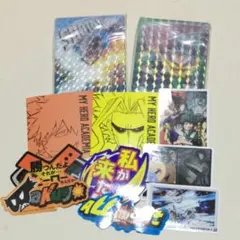 セット　ヒロアカ　一番くじ　ステッカー　アクリルミラー