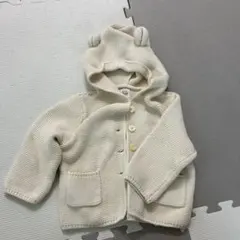 baby GAP くま　フード付き　カーディガン 12-18ヶ月