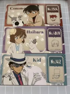 アニメイト 名探偵コナン 2025AUTUMNフェア チケット風カード3枚セット
