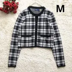POLO RALPH LAUREN♪ウールカーディガン　M 　ショート丈