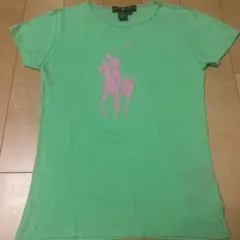 Ralph Lauren ネオングリーン Tシャツ M