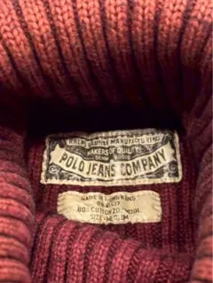 90s 00s Polo Jeans Company タートルニットセーター M