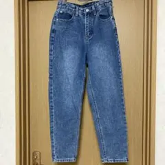【未使用】GRL テーパードデニムパンツ　S レディース　ブルー　グレイル
