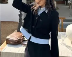 女性 韓国カジュアル ブレザー