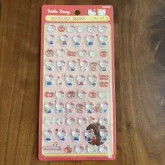 正規品　ハローキティ　レッド　ボンボンドロップシール　ミニ