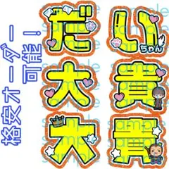 【格安】有岡大貴 文字パネル 名前うちわ プリント紙 文字うちわ