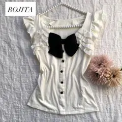 ROJITA ロジータ　ビッグリボン　フリルトップス　チュニックのサムネイル