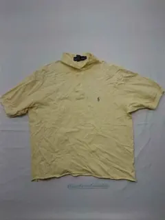 ■ラルフローレン 半袖ポロシャツ Mサイズ イエロー系 メンズ