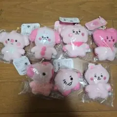 BT21 たっとんピンクマスコット 全種セット