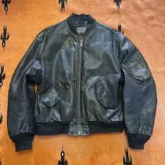 Schott レザー MA-1 USA製 42 フライトジャケット