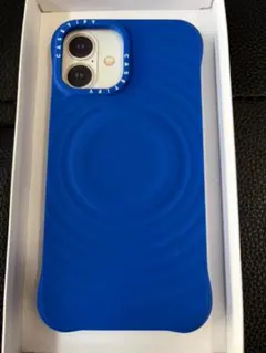 CASETiFY ウェーブ シリコン iPhone 16 Plusケース ブルー
