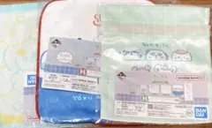 ちいかわ　一番くじ　巾着、タオル　3枚セット