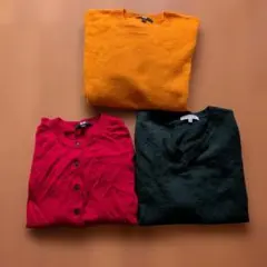 GLOBAL WORK UNIQLO 長袖ニット 3点セット M