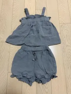 【tete a tete】キャミソールとショートパンツのセットアップ80cmのサムネイル