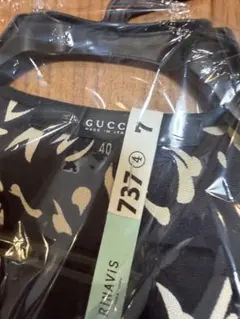 グッチ シルク混ワンピース バッグ付 ベロア GGロゴ 総柄 イタリア製 140 グッチ シルク混ワンピース バッグ付 ベロア GGロゴ 総柄 イタリア製