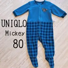 ユニクロ ロンパース カバーオール　80