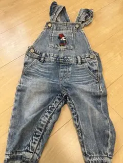 ミニーマウス デニム オーバーオール ベビー