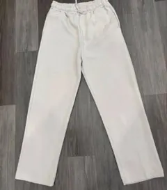 ZARA クリーム色ジョガーパンツ Mサイズ